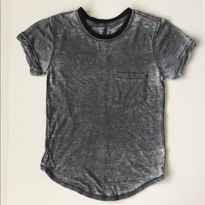 Grey Free People Small Shirt